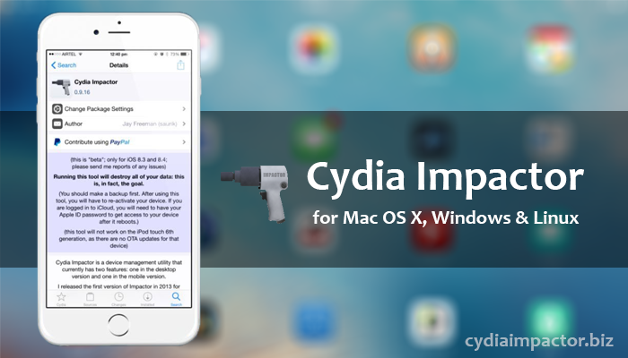 Как устанавливать приложения, через cydia impactor на ios (айфон) и андроид? (скачать)