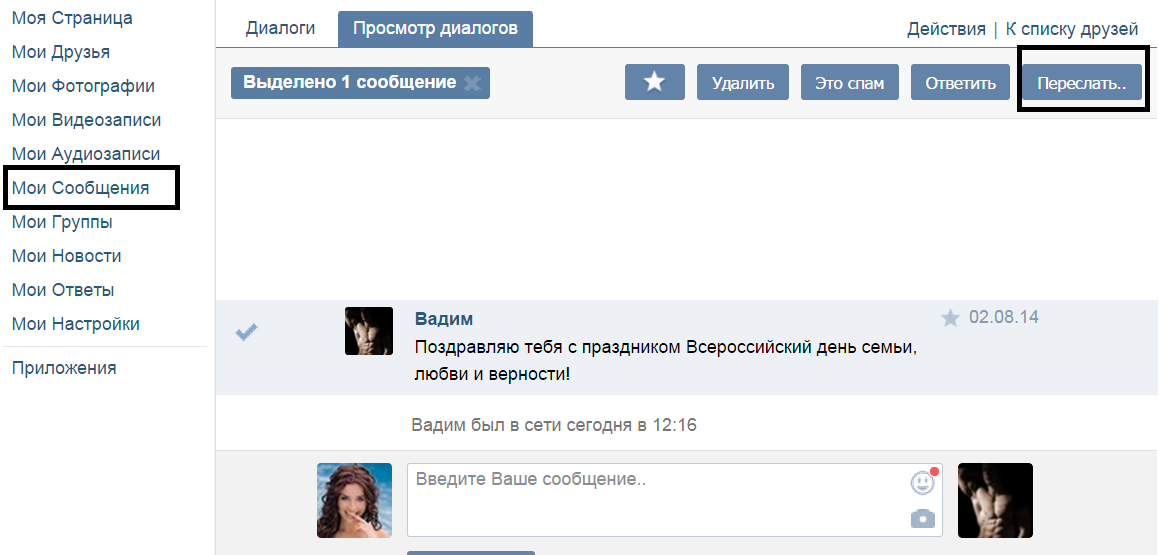 Что делать если переписывается с другой. Сообщение ВКОНТАКТЕ. Личные сообщения ВК. Мои сообщения ВК. Пересланные сообщения ВК.