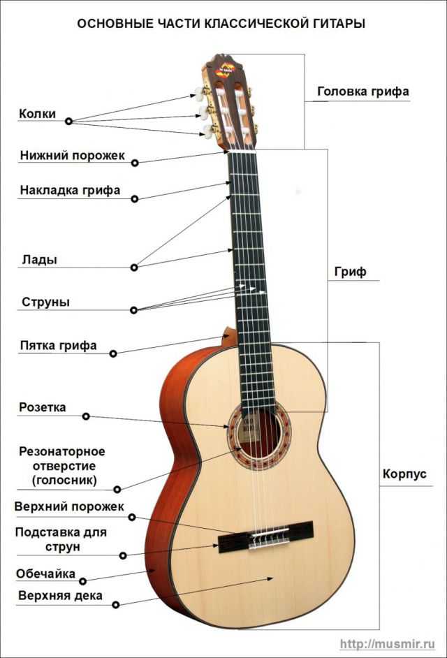 Гитара полный разбор. Строение акустической гитары схема. Строение гитары классической. Строение гитары классической 6 струнной. Комплектующие гитары схема.