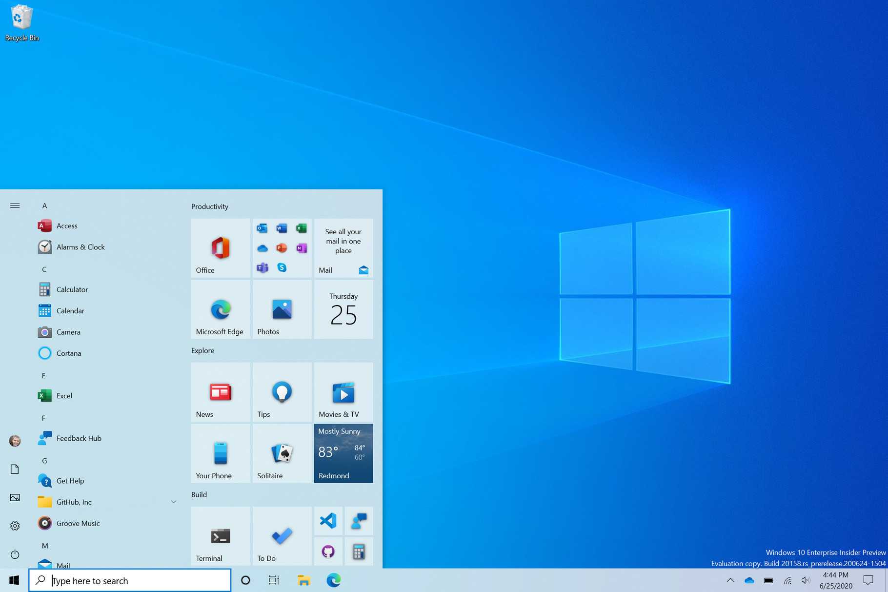 Windows 10 : настройка меню пуск и панели задач