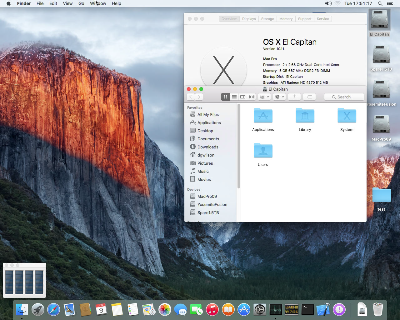 Mac os x el Capitan диск