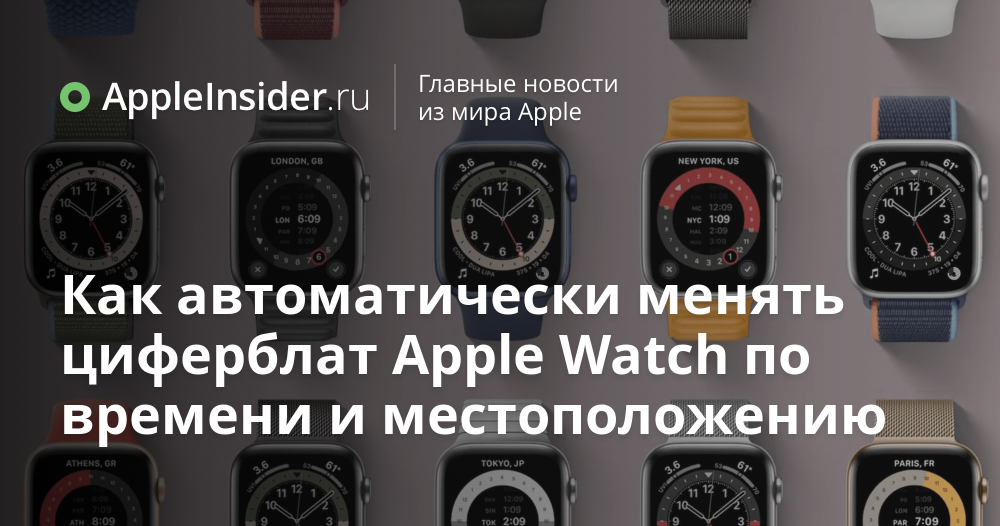 Циферблаты для apple watch — инструкция по установке