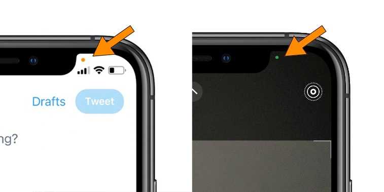 Что означает точка на телефоне. Индикатор камеры на айфоне. Зеленая точка на айфоне. Зеленый индикатор на айфоне. Камера смартфона вверху.