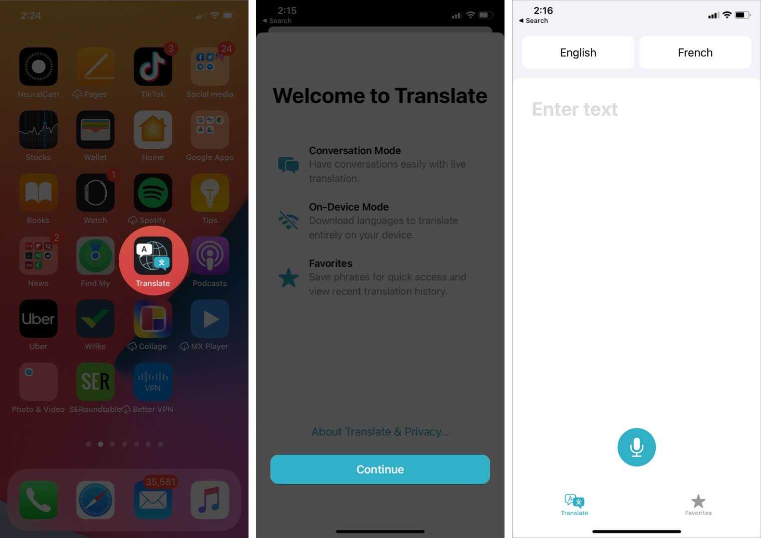 Переводчик на iphone: как пользоваться встроенной программой перевод в ios